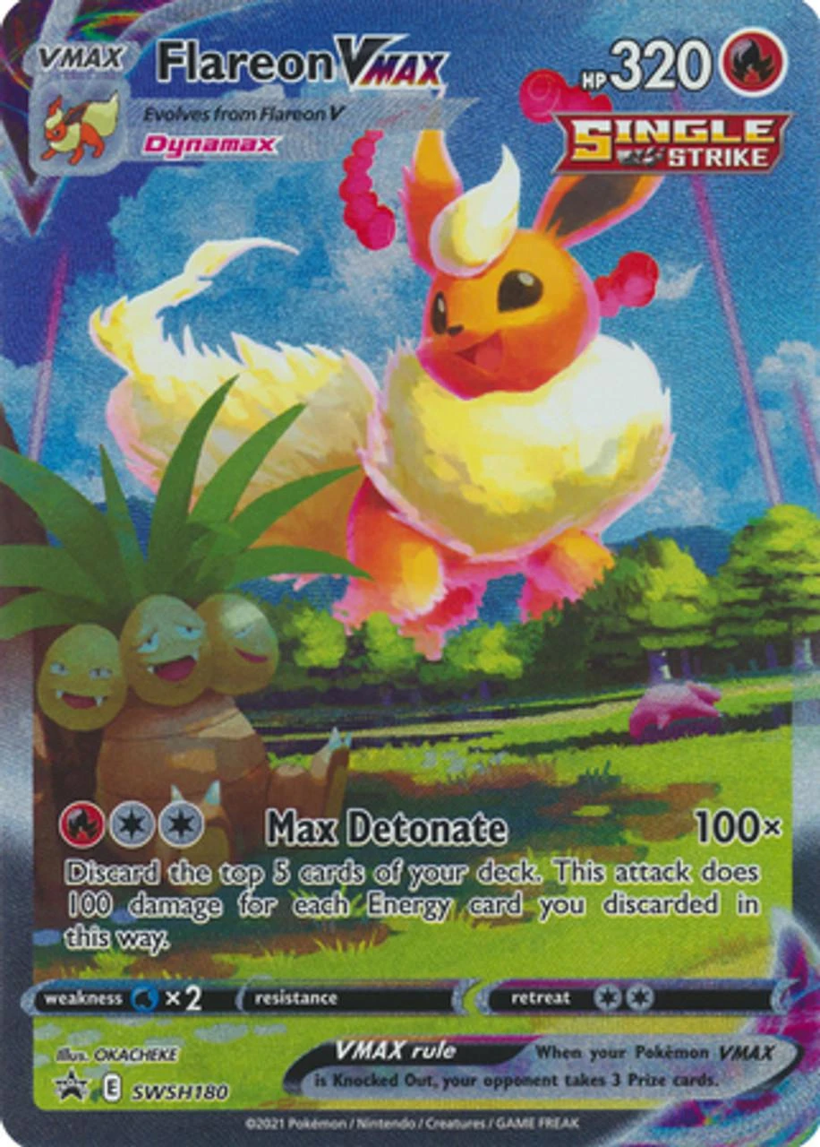 Flareon VMAX Jumbo #SWSH180
