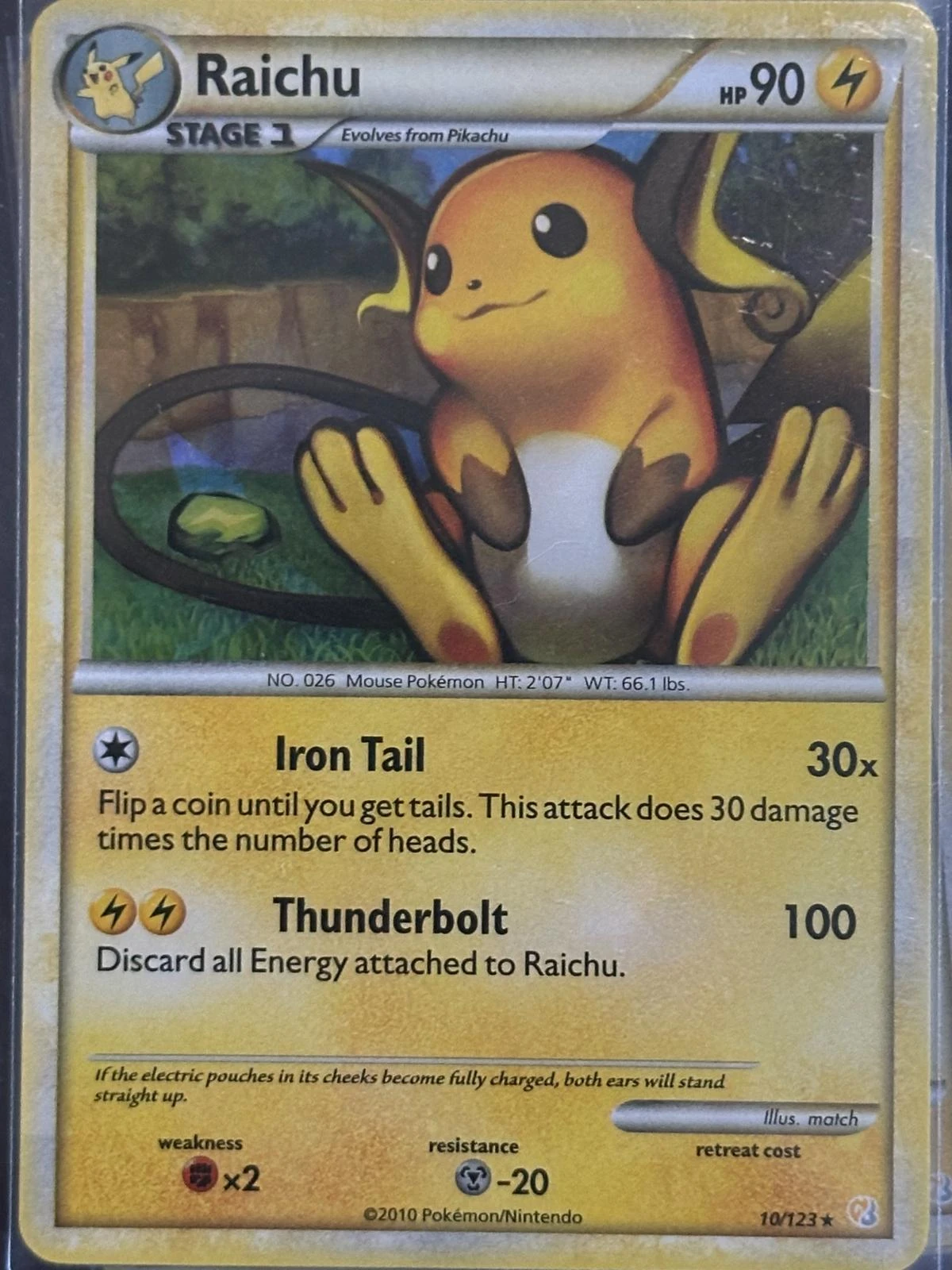 Raichu Cracked Ice #10