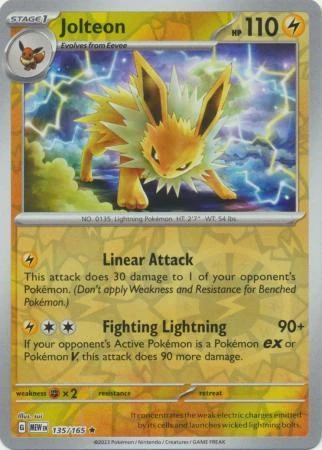 Jolteon Reverse #135