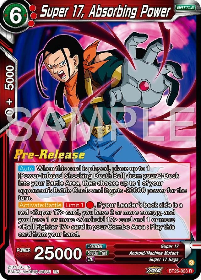 Super 17, Absorbing Power [Pre-Release] #BT26-023
