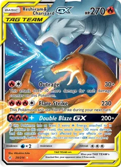 Reshiram & Charizard Gx