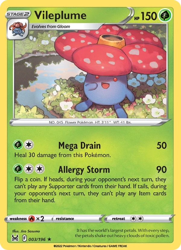Vileplume Holo #3