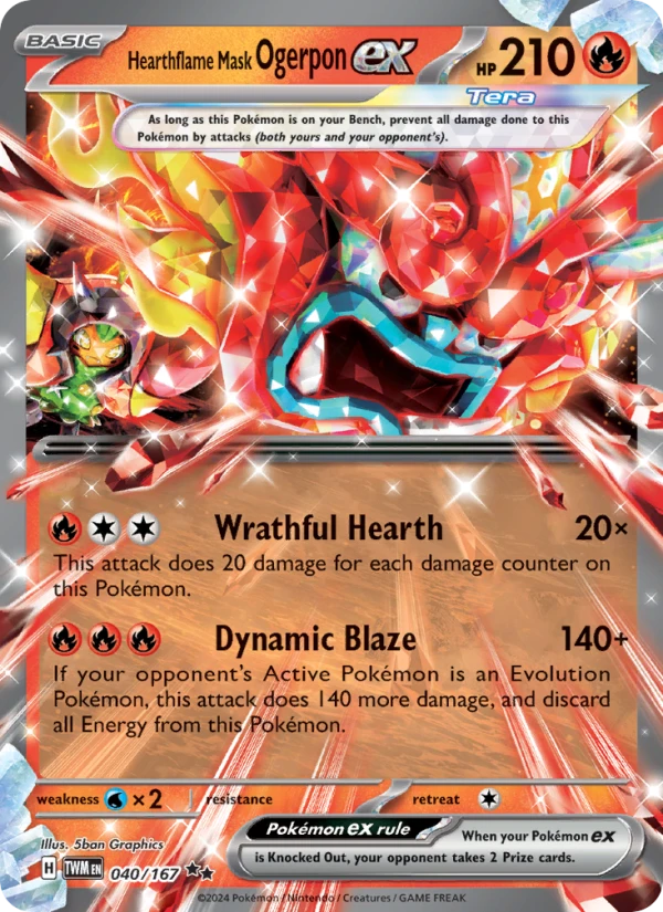 Hearthflame Mask Ogerpon Ex #40