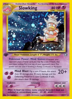 Slowking 1st Edition