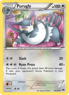 Purugly Reverse Holo