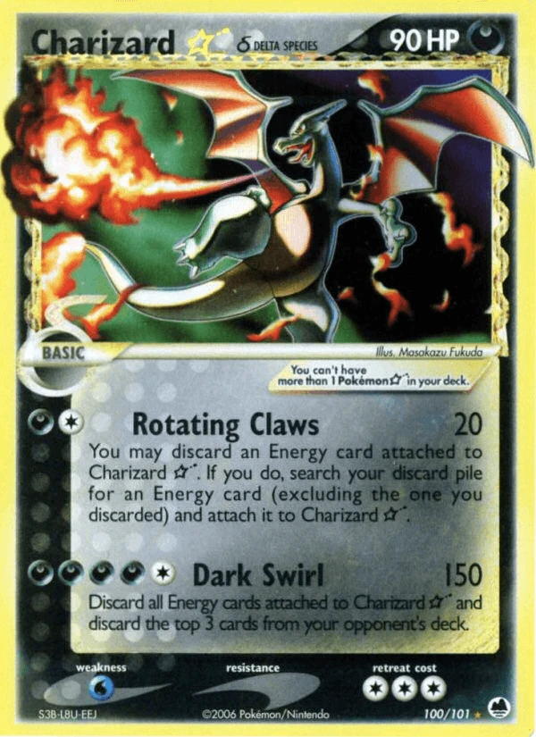 Charizard Gold Star #100
