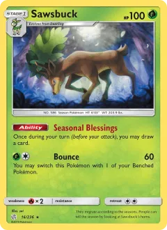 Sawsbuck Reverse Holo