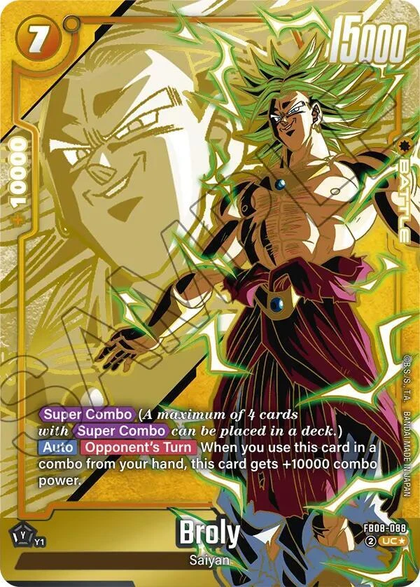 Broly [Alternate Art] #FB08-088