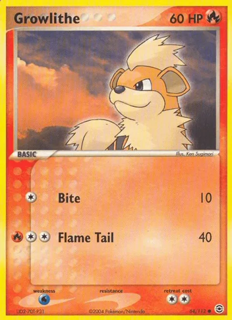 Growlithe Reverse Holo
