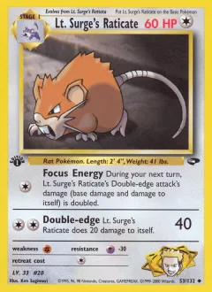 Lt Surge's Raticate