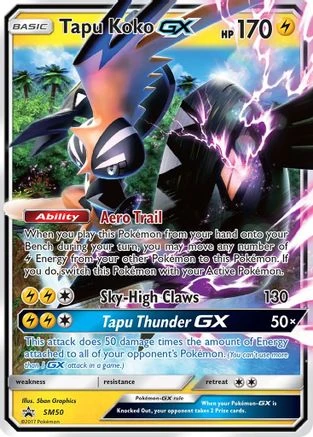 Shiny Tapu Koko GX #SM50