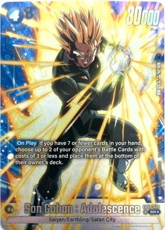 Son Gohan : Adolescence [Alternate Art] #FB03-039