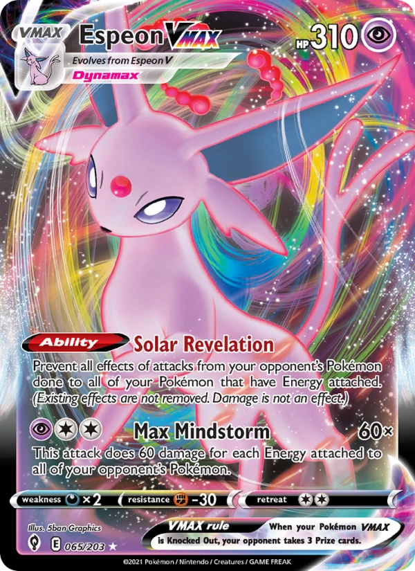Espeon VMAX Prize Pack #65