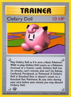 Clefairy Doll Shadowless