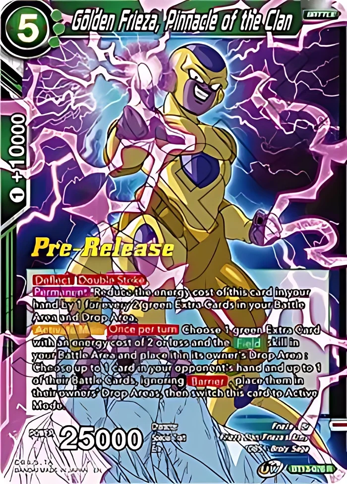 Golden Frieza, Pinnacle of the Clan [Pre-Release] #BT13-076