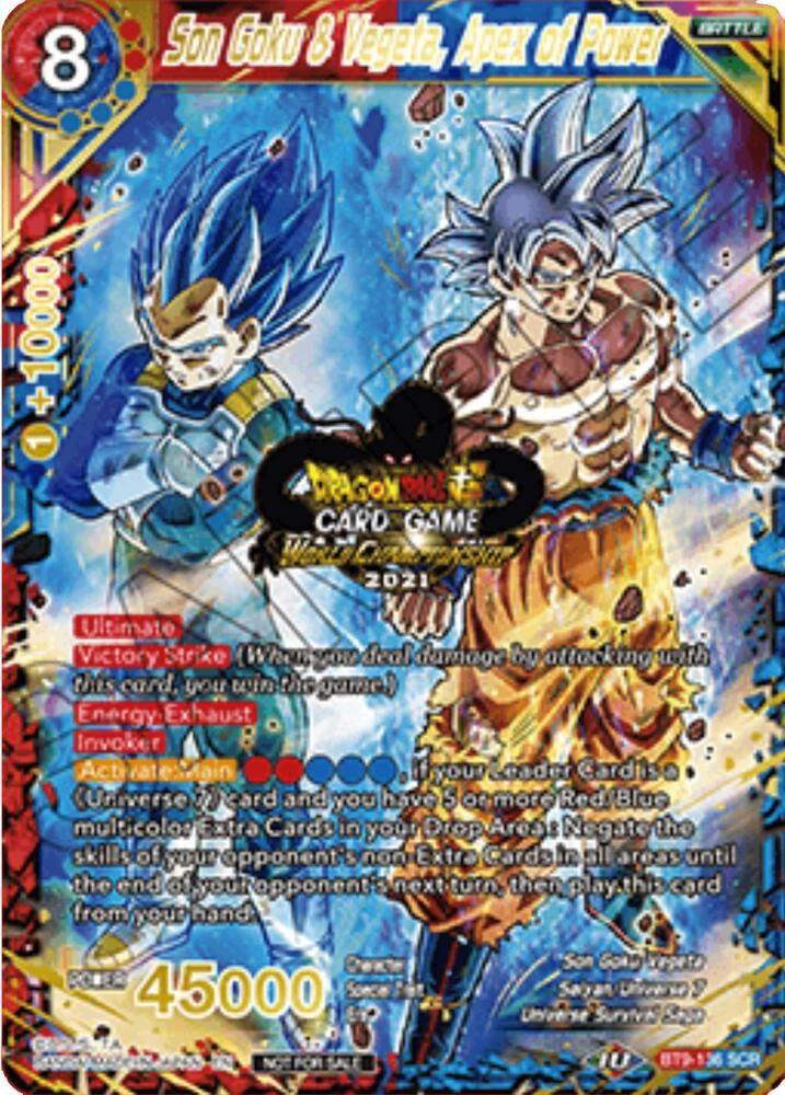 Son Goku & Vegeta, Apex of Power [World Championship 2021] #BT9-136
