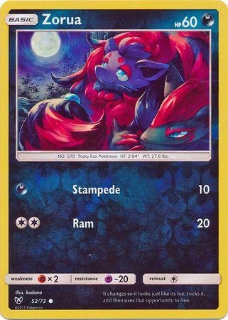 Zorua Reverse Holo #52