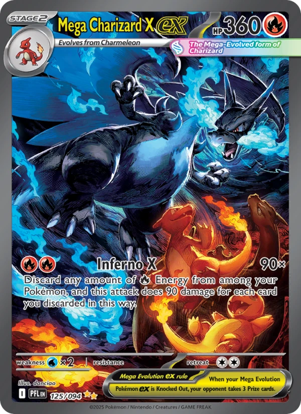 Mega Charizard X Ex #125