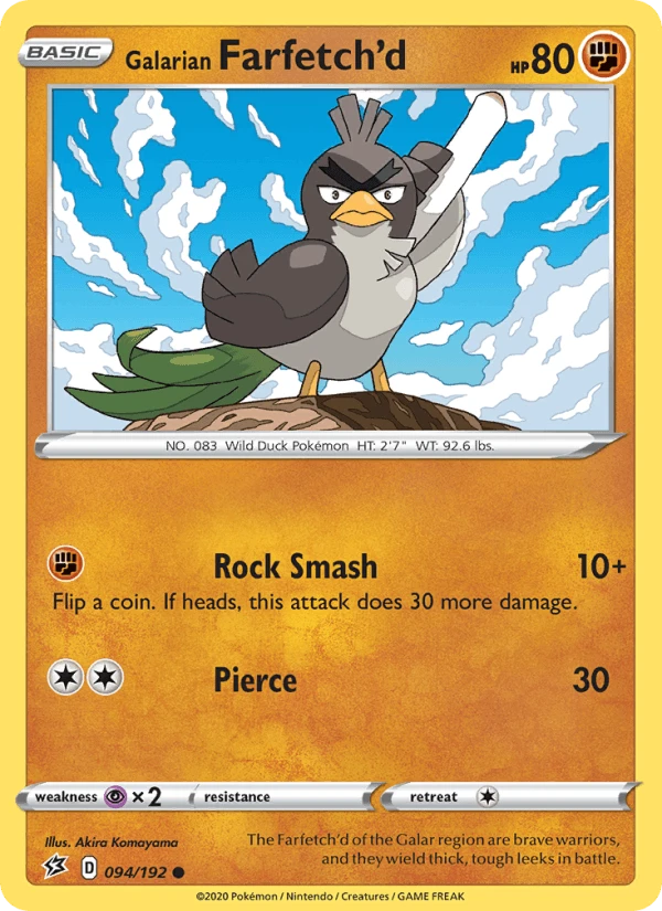 Galarian Farfetch'd Reverse Holo #94
