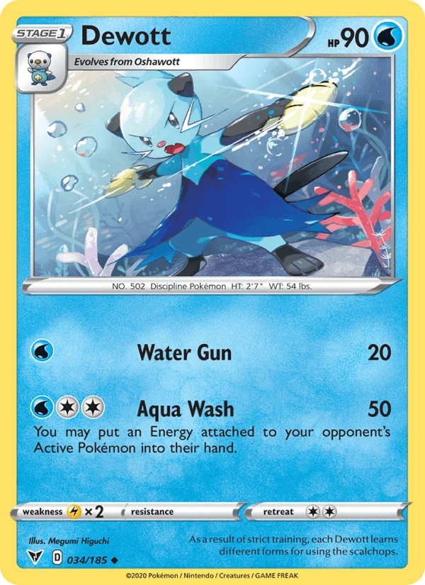 Dewott Reverse Holo #34