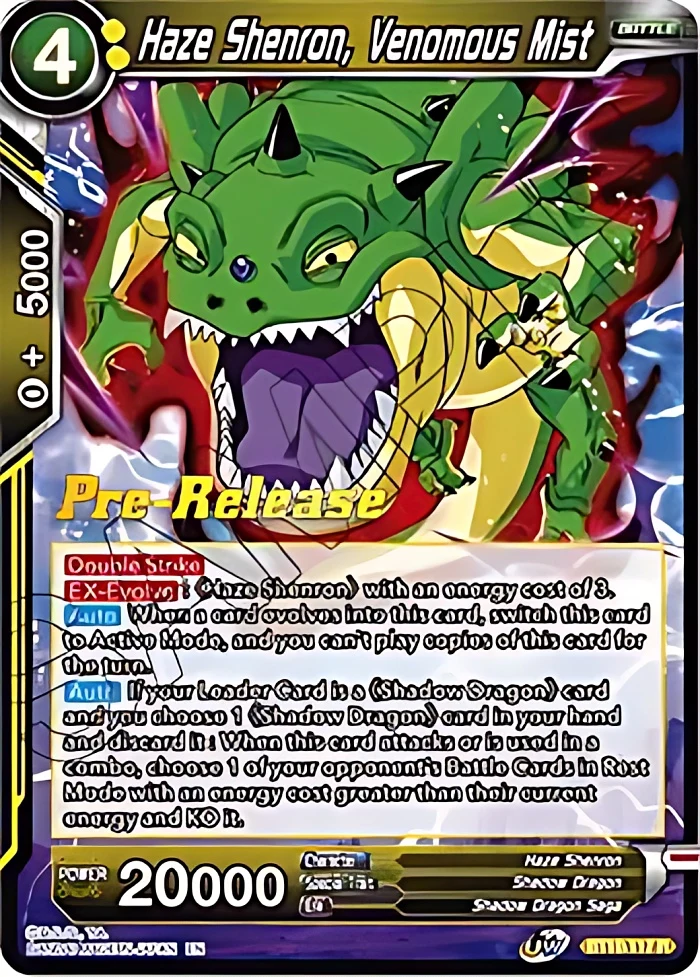 Haze Shenron, Venomous Mist [Pre-Release] #BT10-117