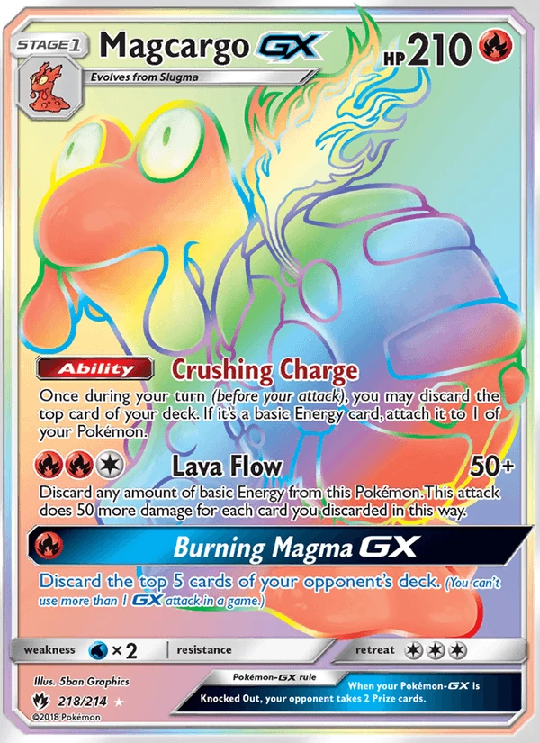 Magcargo Gx #218