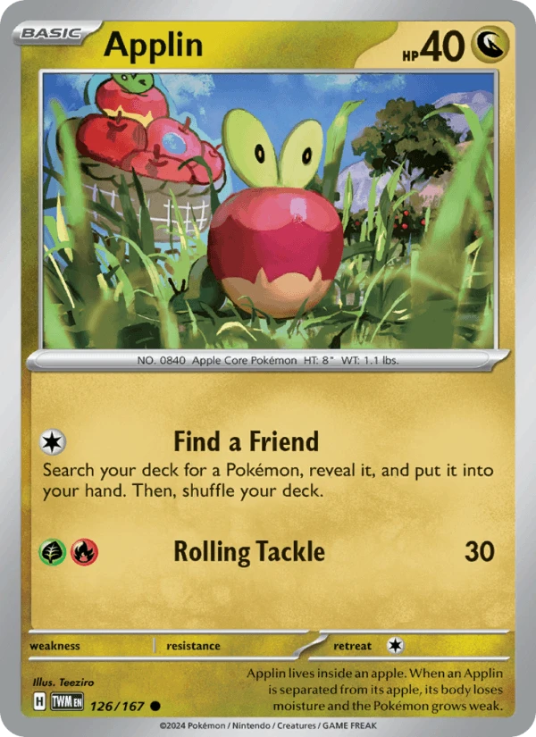 Applin Reverse Holo #126