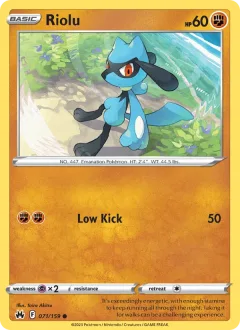 Riolu Reverse Holo