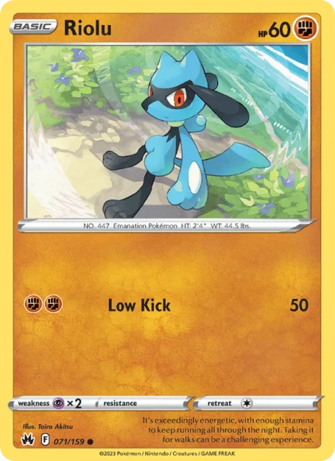 Riolu Reverse Holo