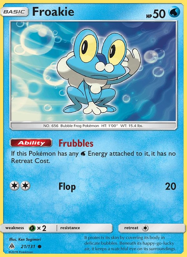 Froakie Reverse Holo #21