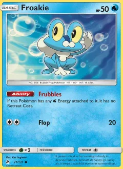 Froakie Reverse Holo