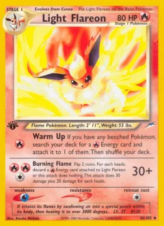 Light Flareon 1st Edition