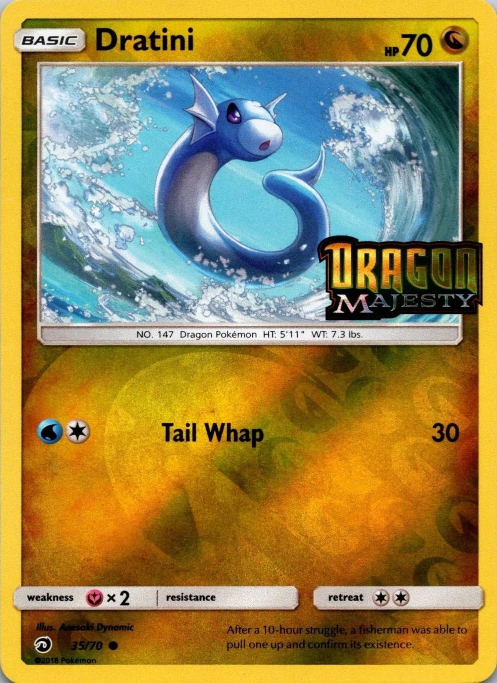 Dratini Stamped #35