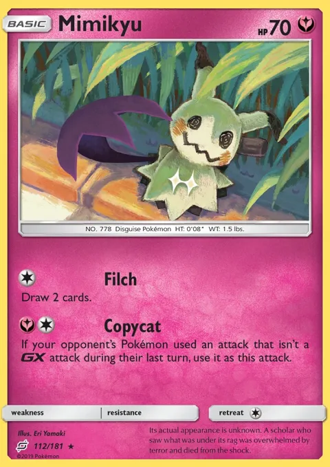 Mimikyu Reverse Holo
