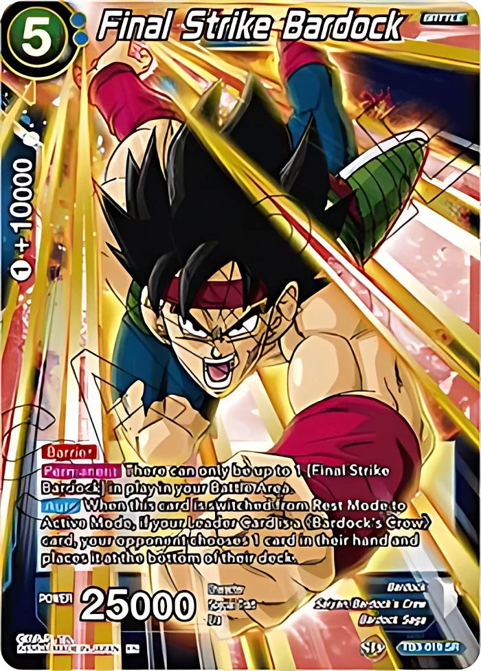 Final Strike Bardock #TB3-019