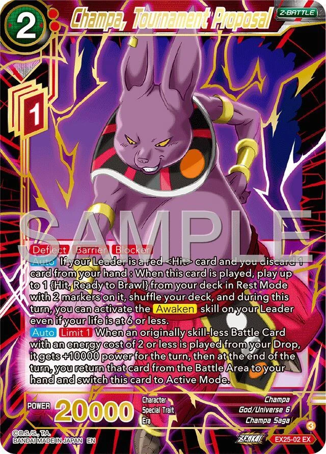Champa, Tournament Proposal #EX25-02