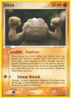 Ditto Geodude Reverse Holo