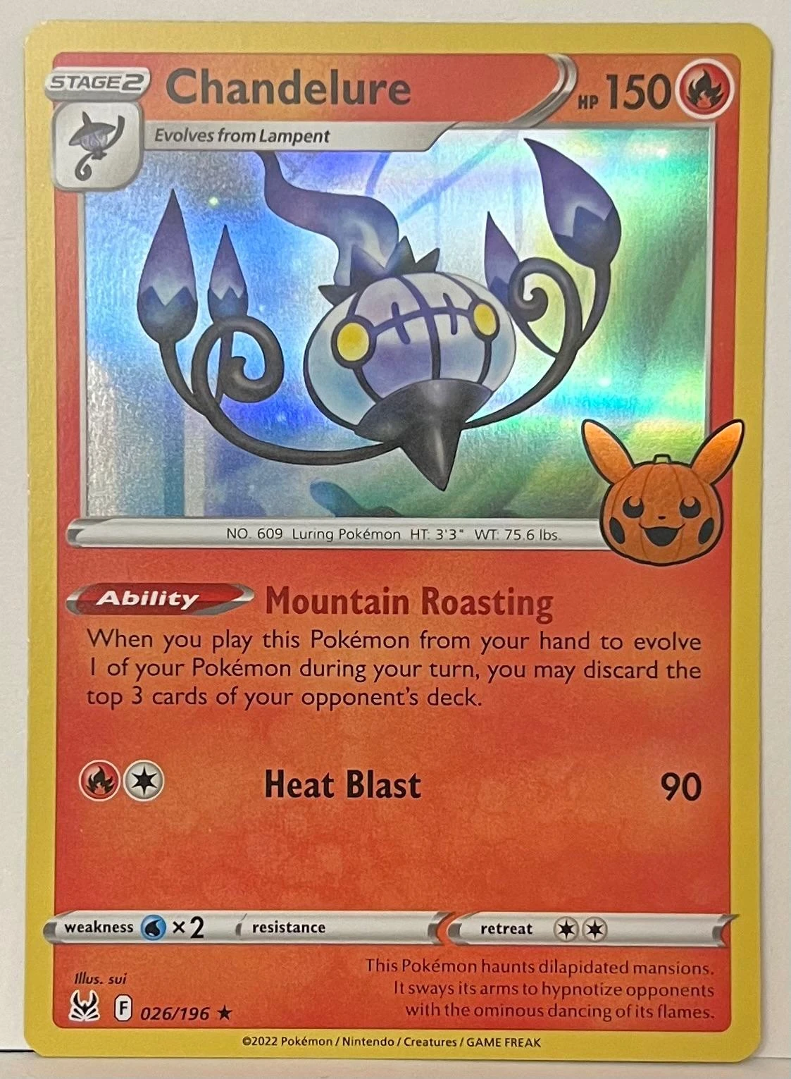 Chandelure Holo #26
