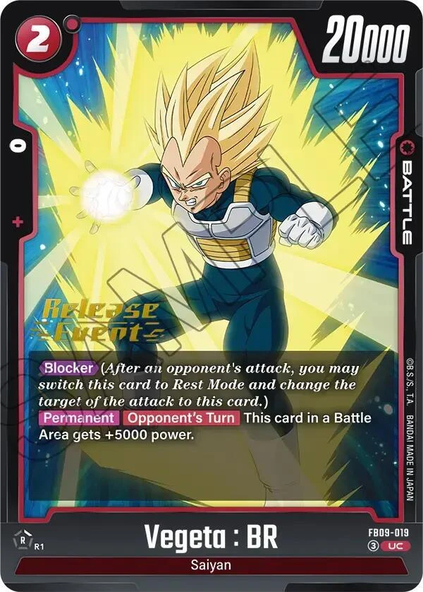 Vegeta : BR [Release Event] #FB09-019