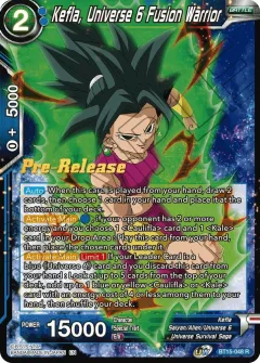 Kefla, Universe 6 Fusion Warrior [Pre-Release]