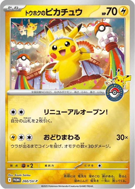 Tohoku's Pikachu 260sv P