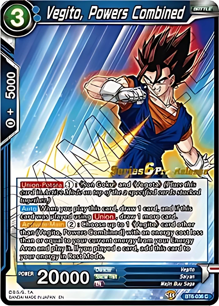 Vegito, Powers Combined [Pre-Release] #BT6-036_PR