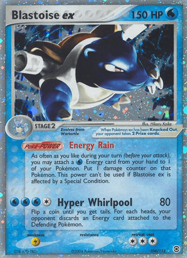 Blastoise Ex #104