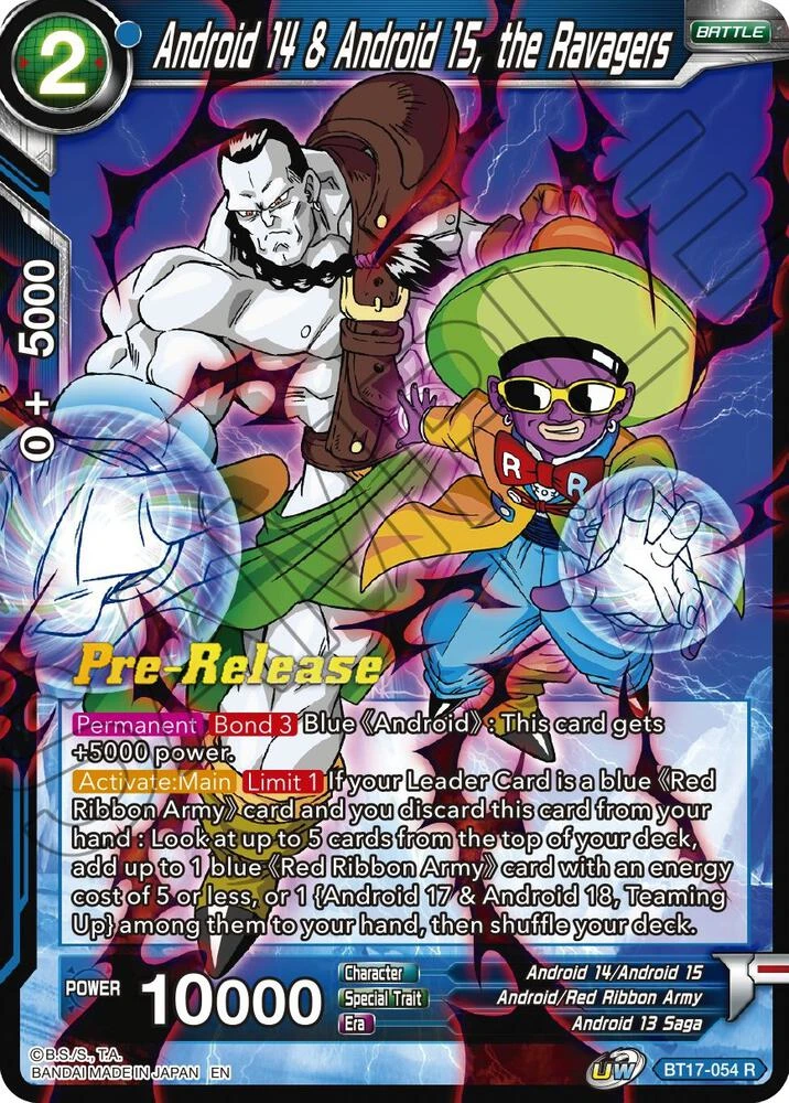 Android 14 & Android 15, the Ravagers [Pre-Release] #BT17-054