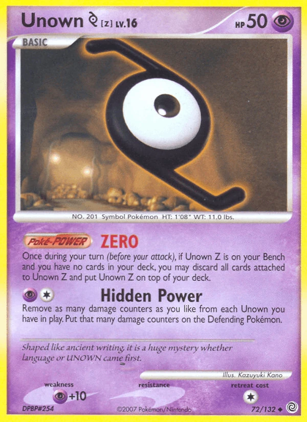 Unown Z #72