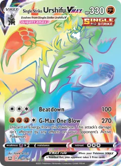 Single Strike Urshifu Vmax