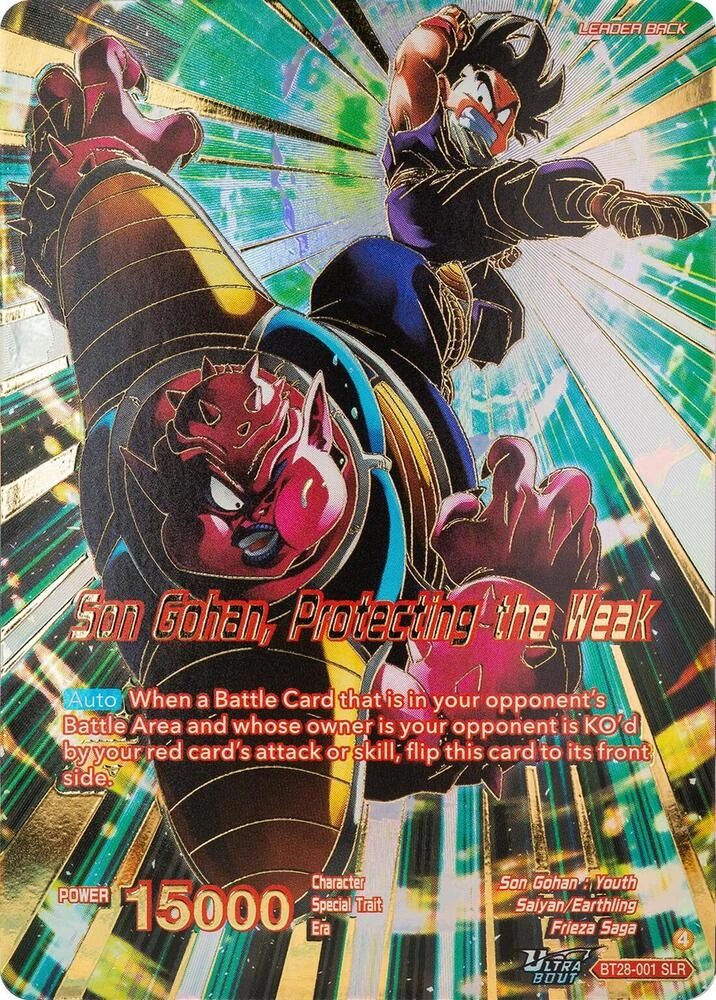 Son Gohan // Son Gohan, Protecting the Weak [SLR] #BT28-001