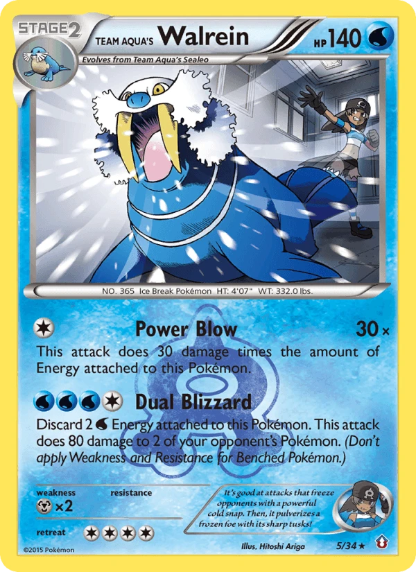 Team Aqua's Walrein #5