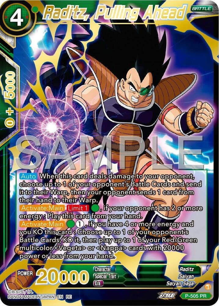 Raditz, Pulling Ahead [Reprint] #P-505
