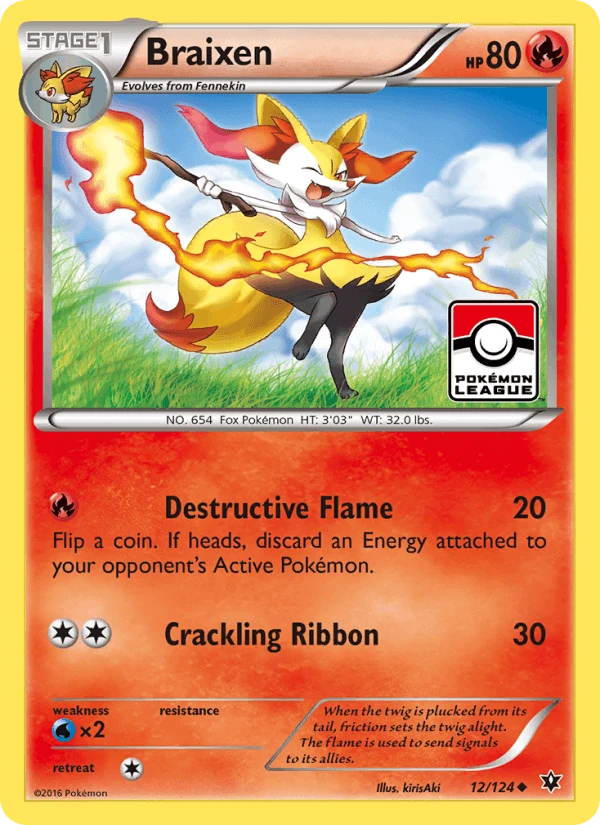 Braixen Reverse Holo #12